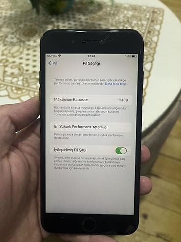 IPhone 7 Plus, 32 GB, Qara, Barmaq izi