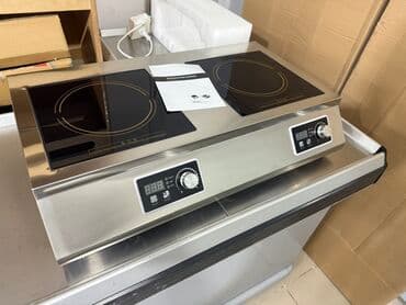 induksiya: Плита Индукционная, Настольная, 2 конфорки, Новый — 3