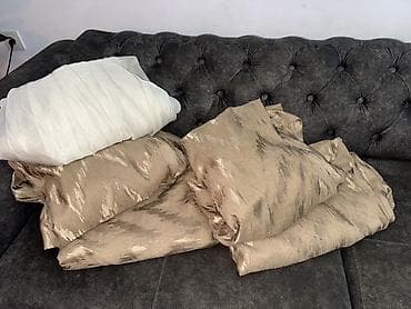 maqnit perde: Qonaq otağı üçün dekorativ pərdə dəsti 4 ədəd dekor perde ölçüleri 2 — 4