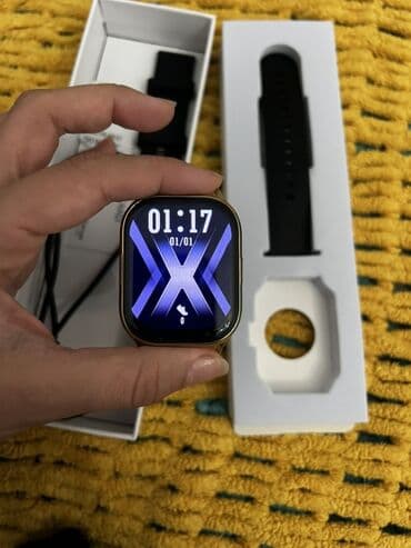 Toy paltarları və aksesuarları: Smart saat, Borofone, Sensor ekran, rəng - Qızılı — 3