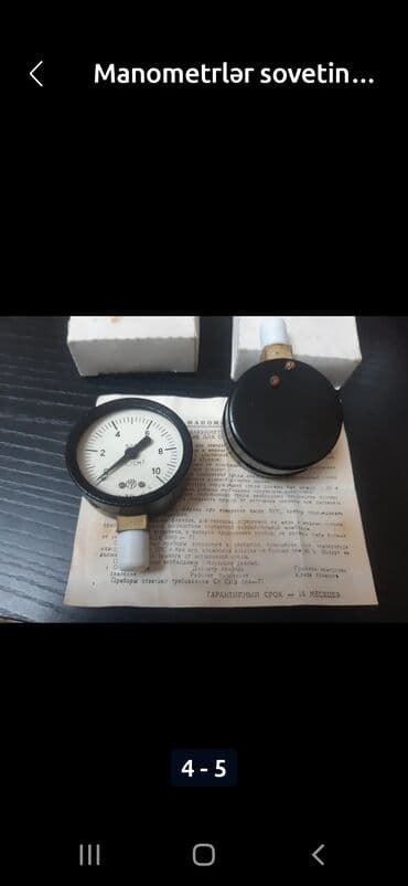 sade alçıpan fiqurlari: Manometrlər təzə sovetindi — 2
