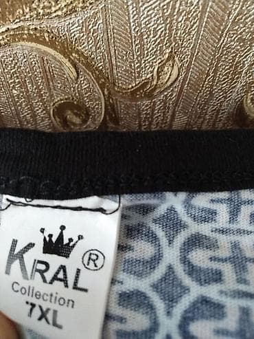 Kral Collection qadın geyimi – 7XL ölçü. - Naxışlı, rahat ev — 2