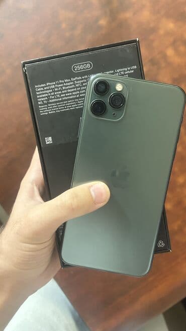 IPhone 11 Pro Max, 256 GB, Matte Midnight Green, Face ID