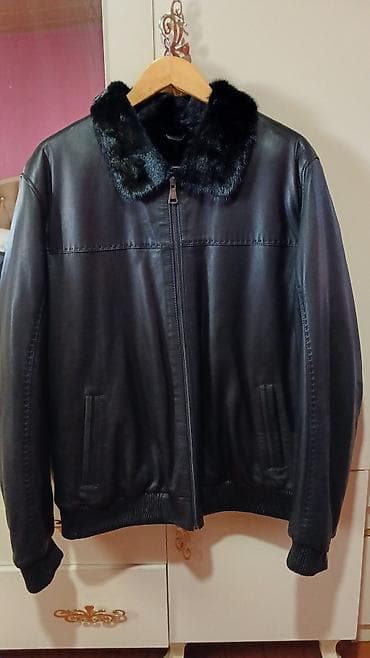 hk9 pro max: Kurtka, Dəri, Qış, 3XL — 1