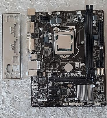 Bundle satılır - 100 AZN Ana plata : Gygabyte GA-H81M-D2W CPU 