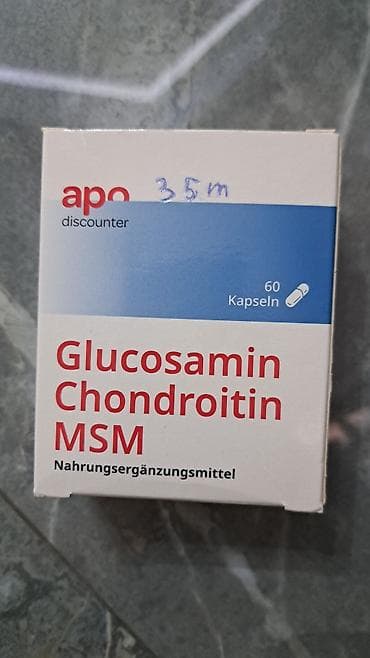 Мужская одежда: Məhsul: apo discounter Glucosamin Chondroitin MSM – qida əlavəsi — 1