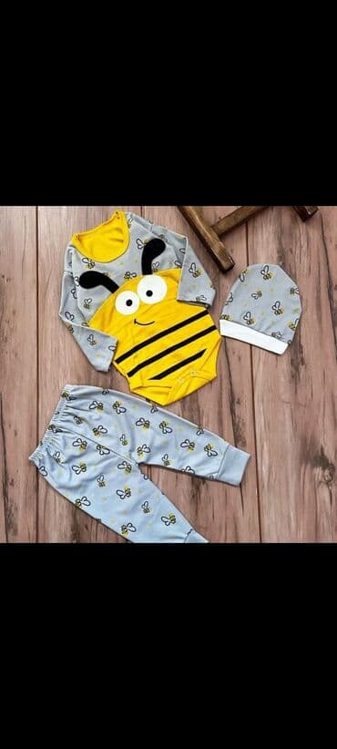 Manejlər: Bu şirin uşaq geyim dəsti yeni doğulmuş körpələr üçün nəzərdə tutulub — 2