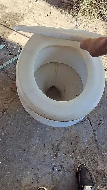 Borular: Daşına bilən tualet oturacağı (portativ unitaz) - Material: möhkəm — 2