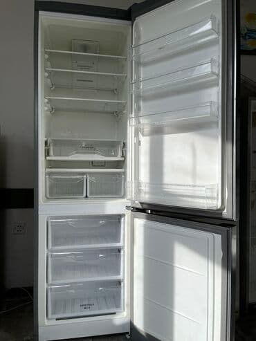 Aspiratorlar: İşlənmiş 2 qapılı Indesit Soyuducu Satılır, rəng - Boz, Dispenserli — 8