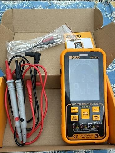 drel ingco: INGCO DM7505 Digital Multimetr Tamamilə yenidir, istifadə olunmayıb — 3