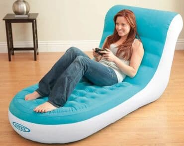 intex kreslo: Hava ilə dolan kreslo İntex şişmə kreslo Ölçülər: 84sm_1.70sm_81sm — 1