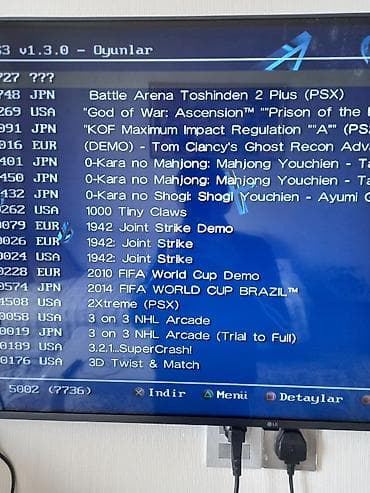 PS3 üçün oyun kataloqu və yükləmə interfeysi - Ekranda “PS3 v1.3.0 –