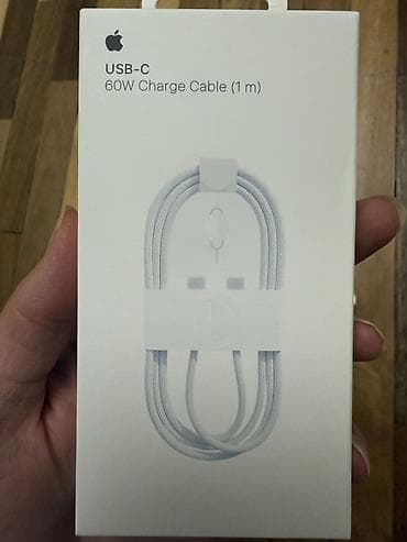 iphone 20: Məhsul: Apple USB‑C şarj aksesuarları dəsti - USB‑C 60W Charge Cable — 1