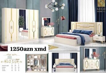 Mətbəx mebeli: İkinəfərlik çarpayı, Dolab — 1