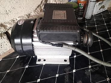 reduktor 1:3: Sənaye elektrik mühərriki – kasnaklı - Tip: asinxron elektrik — 1