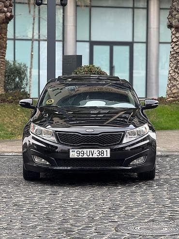 Kia Optima sedan 2turbo 2012 amerkanka– qara rəng, AZ dövlət nömrə