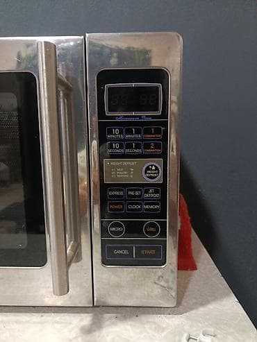 mini pec: GE (General Electric) mikrodalğalı soba - Korpus: paslanmayan polad — 4
