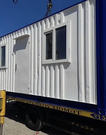 modul tipli ev: Modul konteyner otaq - Korpus: metal konstruksiya, dalğalı profilli — 1