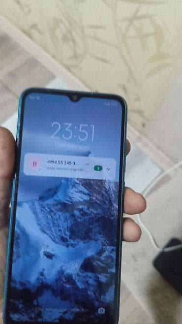 Xiaomi Redmi 9A – mavi rəng Xüsusiyyətlər: - 6.53" HD+ geniş ekran