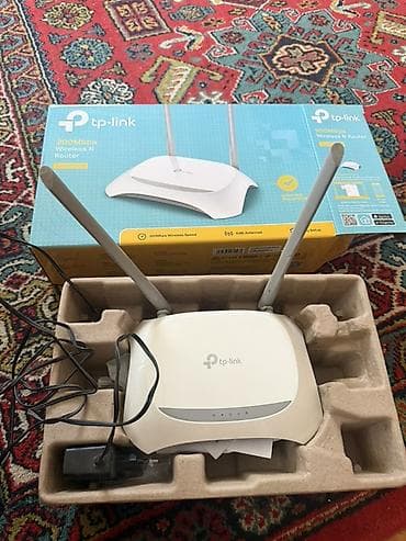 Elektronika: TP-Link TL-WR840N simsiz N router - Simsiz sürət: 300Mbps (2.4GHz) - — 1