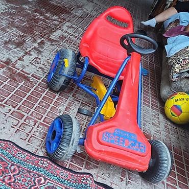 masin oyuncaq: Uşaq pedallı maşın – GTOYS Speed Car - Pedalla hərəkət edən uşaq — 2