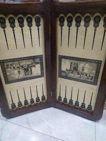 Нарды: Nərd Nerd Nərd Nerd Qoz agacindan hazirlanmis eli isi — 3