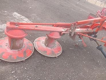 lapedlər: İki barabanlı otbiçən (rotorlu) asqı avadanlığı - Traktora 3 nöqtəli — 2