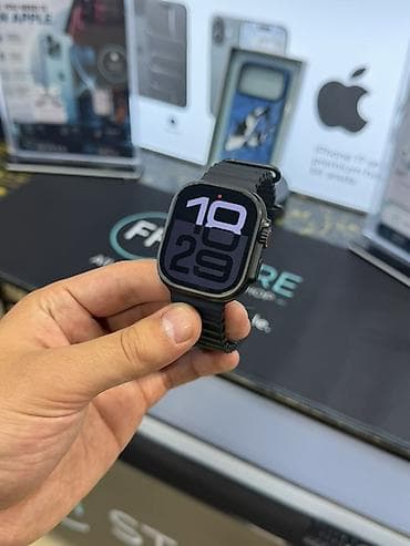 iphone 12 pro adapter: Apple Watch Ultra 2 Black Titanium Ideal veziyyetdedi. Xanim ishledib — 1