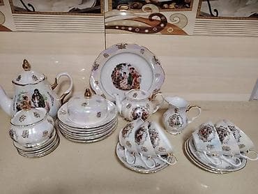 çaydan: Kahla porselen çay dəsti – “Made in GDR” damğalı kolleksiya — 3