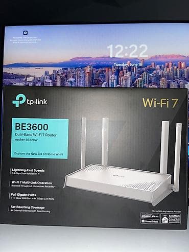 Tp-link BE3600 Dual band wi-fi 7 Archer BE 220W at lalafo.az Tp-link BE3600 Dual band wi-fi 7 Archer BE 220W