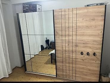 kunc ref: Yataq otağı mebel dəsti Tərkibi: - Geniş sürgülü qapılı şkaf: sol — 1