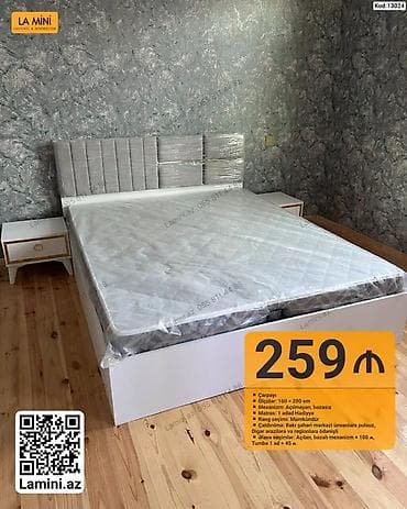 Çarpayı – model Kod: 13024 - Ölçü: 160 × 200 sm - Mexanizm — 1