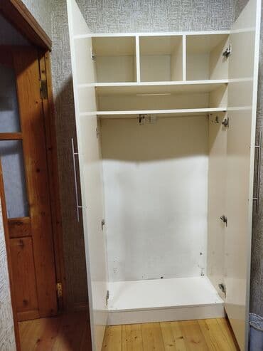 Masalar və oturacaqlar: İşlənmiş, Açılan, 2 qapılı Düz dolab, Qarderob, paltar dolabı, Azərbaycan — 2