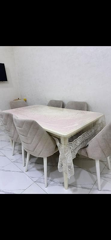 şkaflar ucuz: Masa və 6 oturacaq 499 Azn satılır. Masa açılmır. Yeni kimidir hər — 1