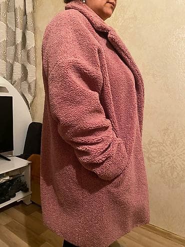 sandy geyim: Palto, 3XL, rəng - Bənövşəyi — 3