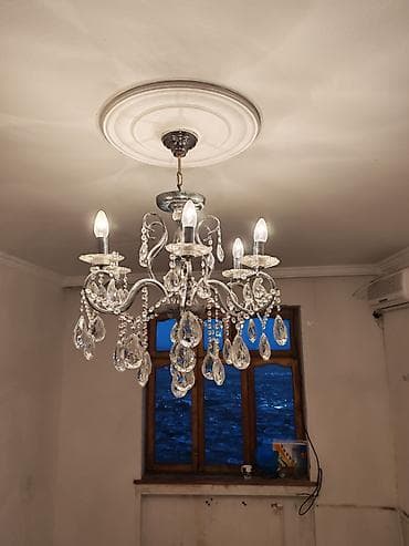 osram lampaları: Çılçıraq, 6 lampa, Xrustal — 3