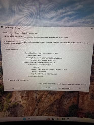 tost coreyi: Gaming PC dəst Hecbir problemi yoxdur. 📍Prosessor: İ7 14700 KF — 5
