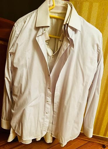 Köynəklər: Koynekler Ag reng qolu uzun ve qolu qısadılar Razmer 40-41 Az — 4