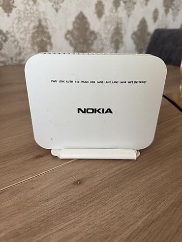 komputer kabel: Nokia G-240W-C GPON Wi‑Fi router/ONT Təsvir: Adapteri ilə birlikdə — 1