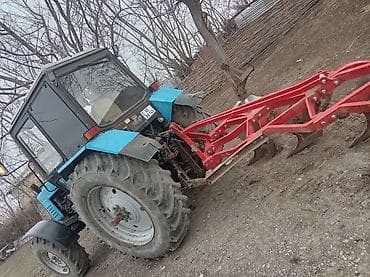 tekeri: Belarus MTZ 1221 təkərli traktor + asqıda torpaq frezesi/torpaq — 8