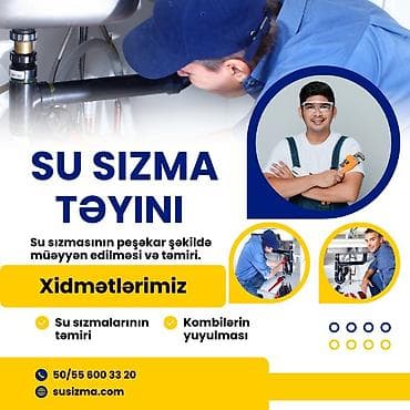 Su sizmanin Teyini Ve temiri diagnostikasi 10 Ilden Artigdirki Bu lalafo.az -da Su sizmanin Teyini Ve temiri diagnostikasi 10 Ilden Artigdirki Bu