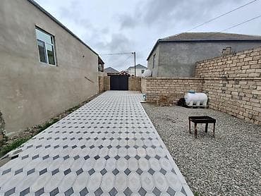 gencede ev elani: 2 mərtəbəli fərdi yaşayış evi - Həyətyanı sahə: geniş və düzbucaqlı — 1