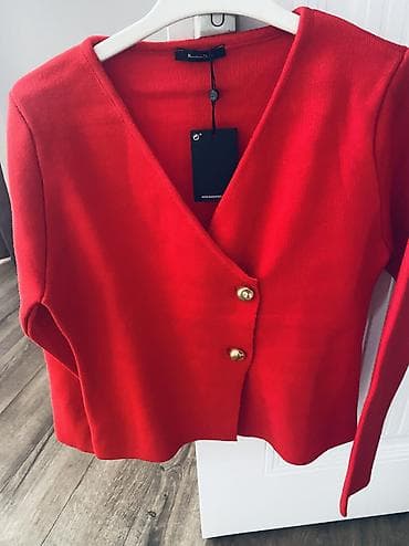 irşad electronics saat: Sviter, Massimo Dutti, S, rəng - Qırmızı — 5