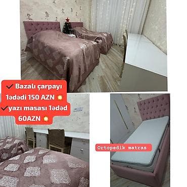 matras dosek: İşlənmiş, Təknəfərlik çarpayı, Bazalı, Matras ilə — 1