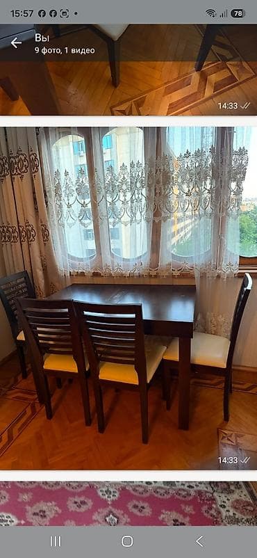 Tecili stol 5 eded stul + taxt matrassiz 2si bir yerde 160manat + lalafo.az -da Tecili stol 5 eded stul + taxt matrassiz 2si bir yerde 160manat +