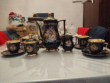 green kofe: Кофейный набор, цвет - Черный, Кобальт — 2