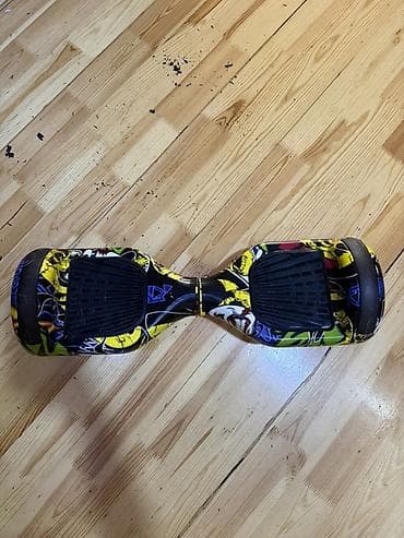 electro gitara: Özünü tarazlayan elektrikli hoverboard – qrafiti üslublu korpus - — 1