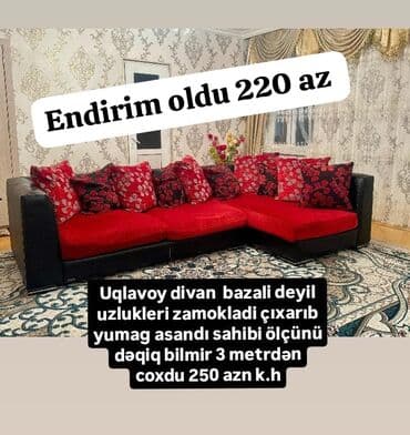 aboy rengleri: Künc divan, İşlənmiş, Açılmayan, Bazasız, Parça, Çatdırılma yoxdur — 1