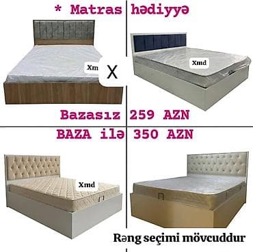 trimo mebel: Yataq dəsti – müxtəlif modellər və rəng seçimləri mövcuddur. Başlıqlar — 1