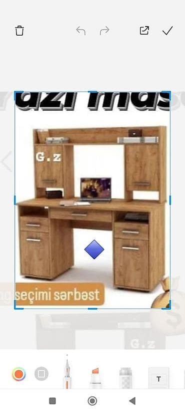 metbext stul: Kompüter masası, Yeni — 1